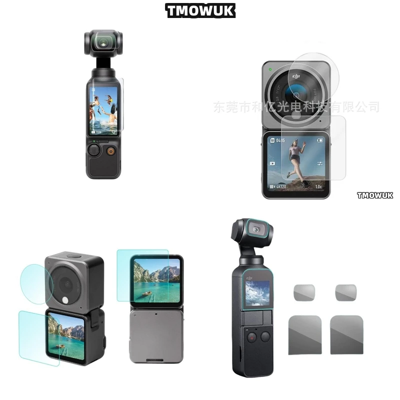 

For DJI Pocket 1 2 Osmo Pocket 3 Action 2 4 Pro Explosion - Proof Tempered Glass Protector
