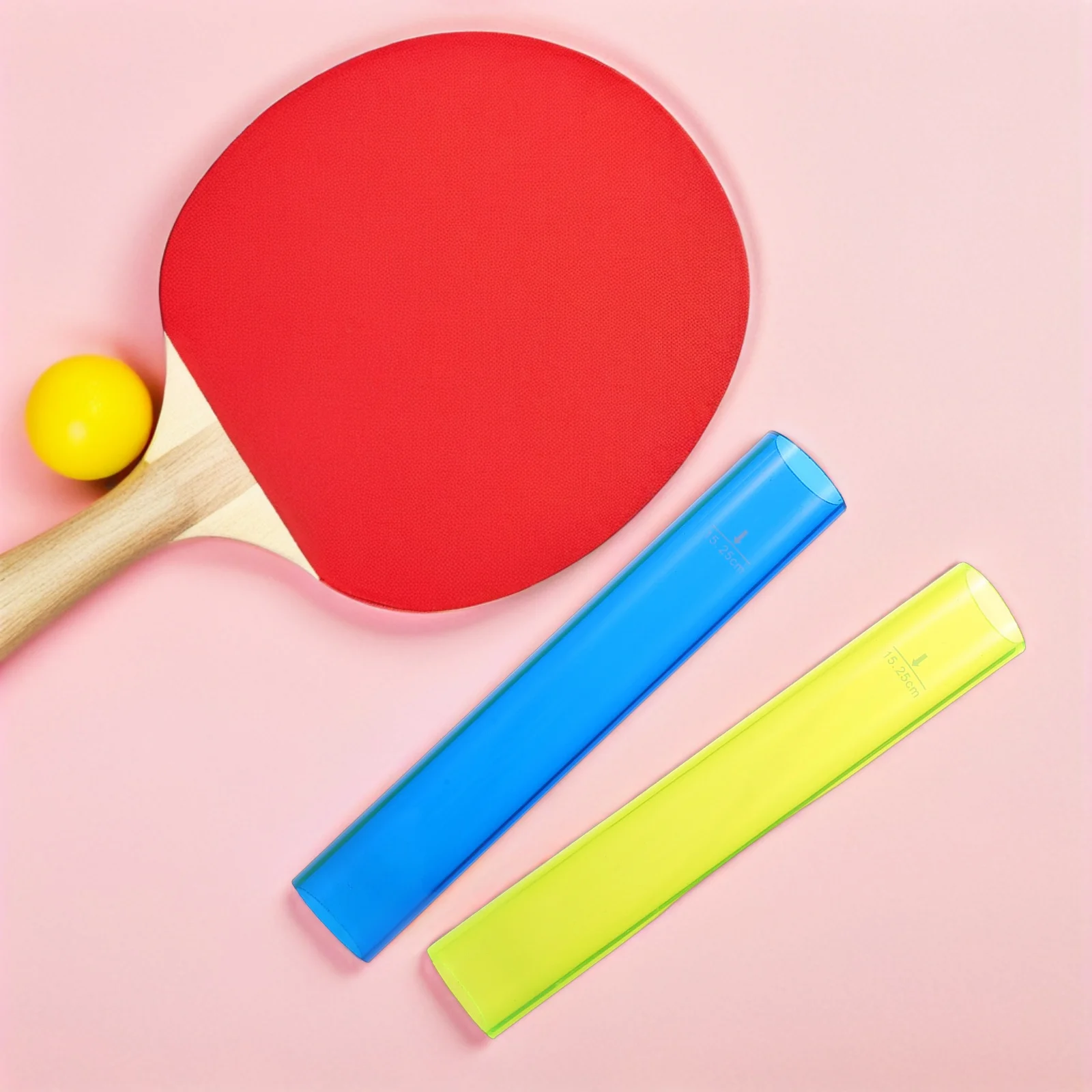 2pcs Pingpong Bat Color Table Tennis Rubber Roller Stick For Cleaning Bubble Removal Portable Paddle Maintenance
