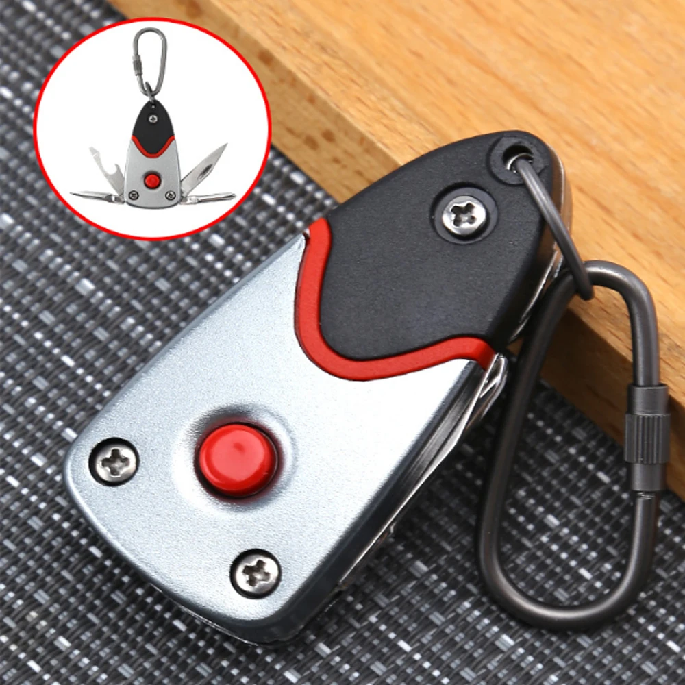Imagem -03 - Mini Portátil Multi-ferramenta Faca Dobrável Chave de Fenda Ferramentas de Reparo Edc Equipamento de Acampamento Sobrevivência Jackknife Caixa de Embalagem Cortador