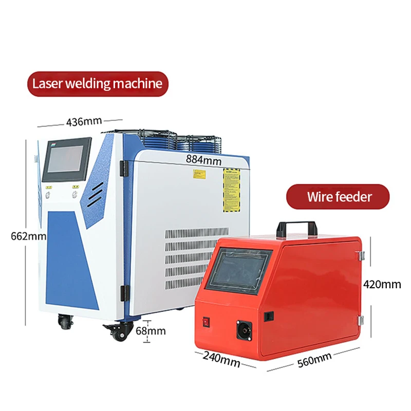 LY mesin pemotong Laser serat kecil, optik genggam pembersih karat Laser 3 In 1 atau 2 In 1 1000W 1500W 2000W