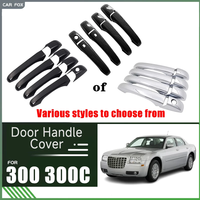 

Door Handle Covers for Chrysler 300 300C MK1 2005 2006 2007 2008 2009 2010 ABS Car Accessories Style Decorate Protective Sticker