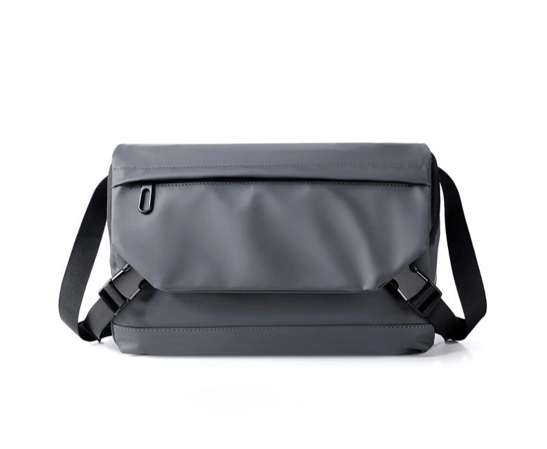 New Casual Men's Single-shoulder Bag, Fashionable Large-capacity Crossbody Bag, Simple Water-resistant Outdoor Storage Handbag