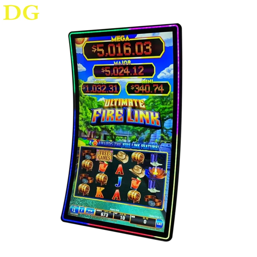 43 Inch 3840*2160 POG GAME Curved Touch Screen Monitor For POG-Original Bally or Other Slot