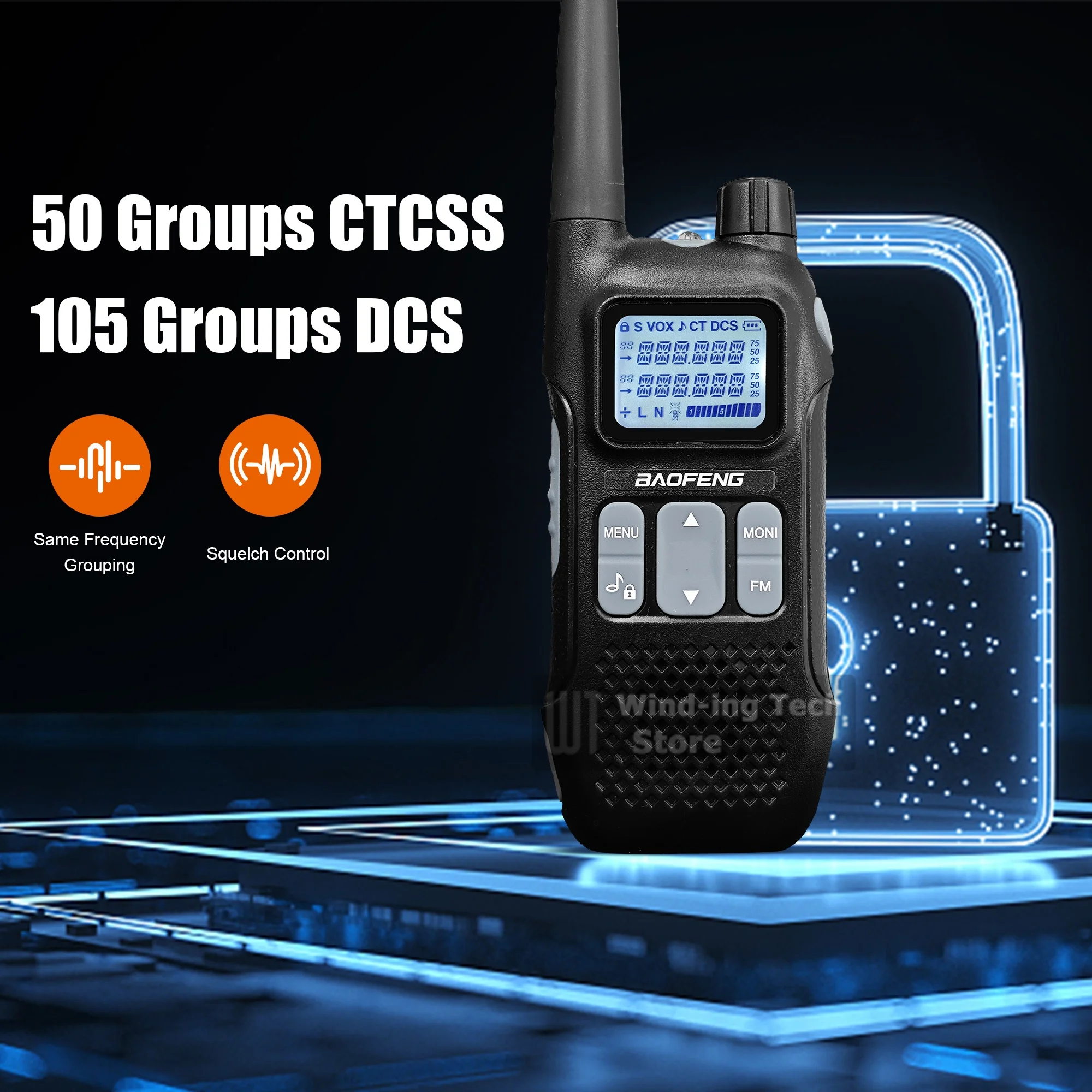 Baofeng BF-T8 MINI Walkie Talkie UHF MINI USB Charger High Capacity Ham Radio 1500mAh 99CH Kids Gift Toy Dual Standby Radios