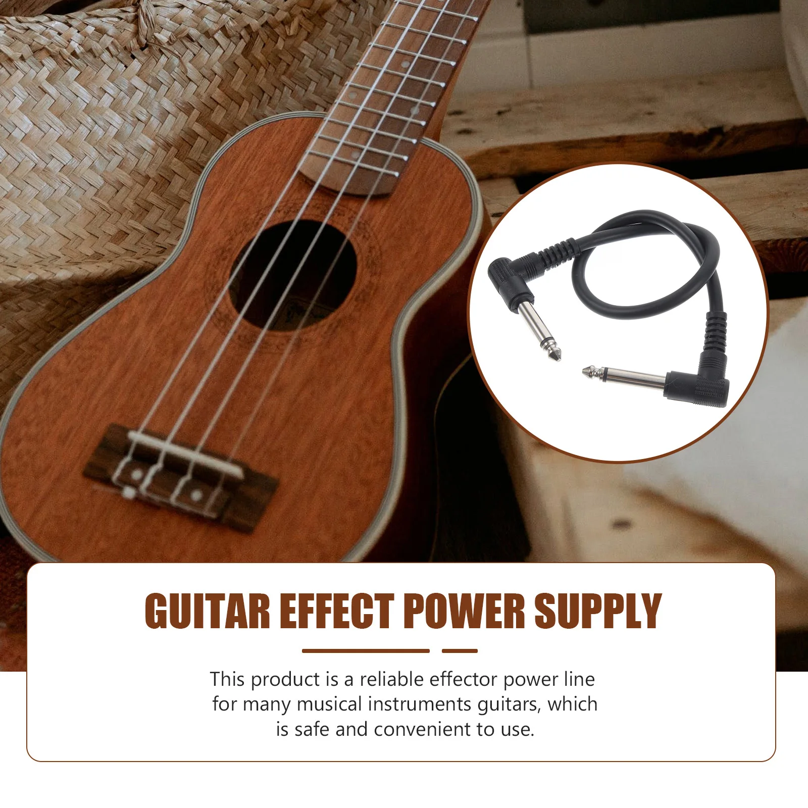6 szt. Kabel do efektów gitarowych elektrycznych, bezlutowe patchy do pedałów, przewody audio