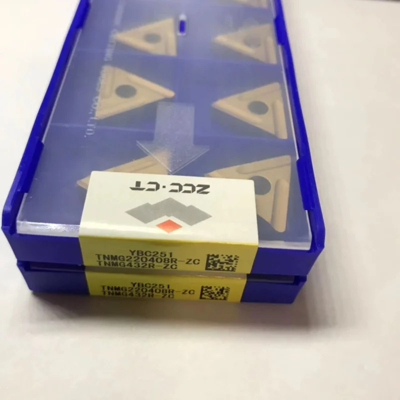 TNMG220404R-ZC YBC251 /TNMG220404L-ZC YBC251 /TNMG220408R-ZC YBC251 CNC turning tool blade carbide inserts 10Pcs
