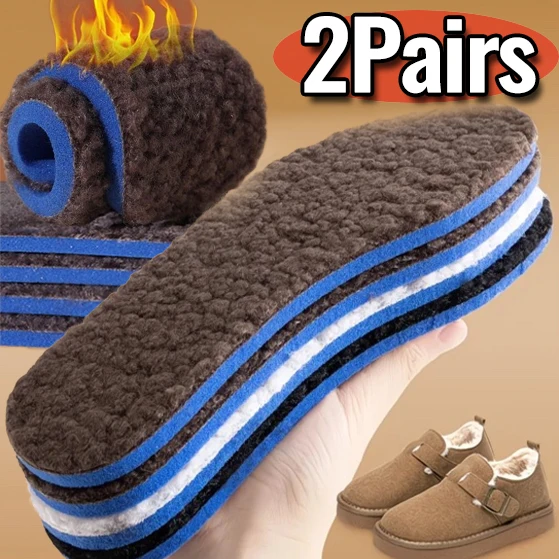 

Зимние теплые стельки из толстой плюшевой шерсти альпаки с подогревом для ног, мягкая морозостойкая подушка для мужчин и женщин, удобная термоподкладка для обуви