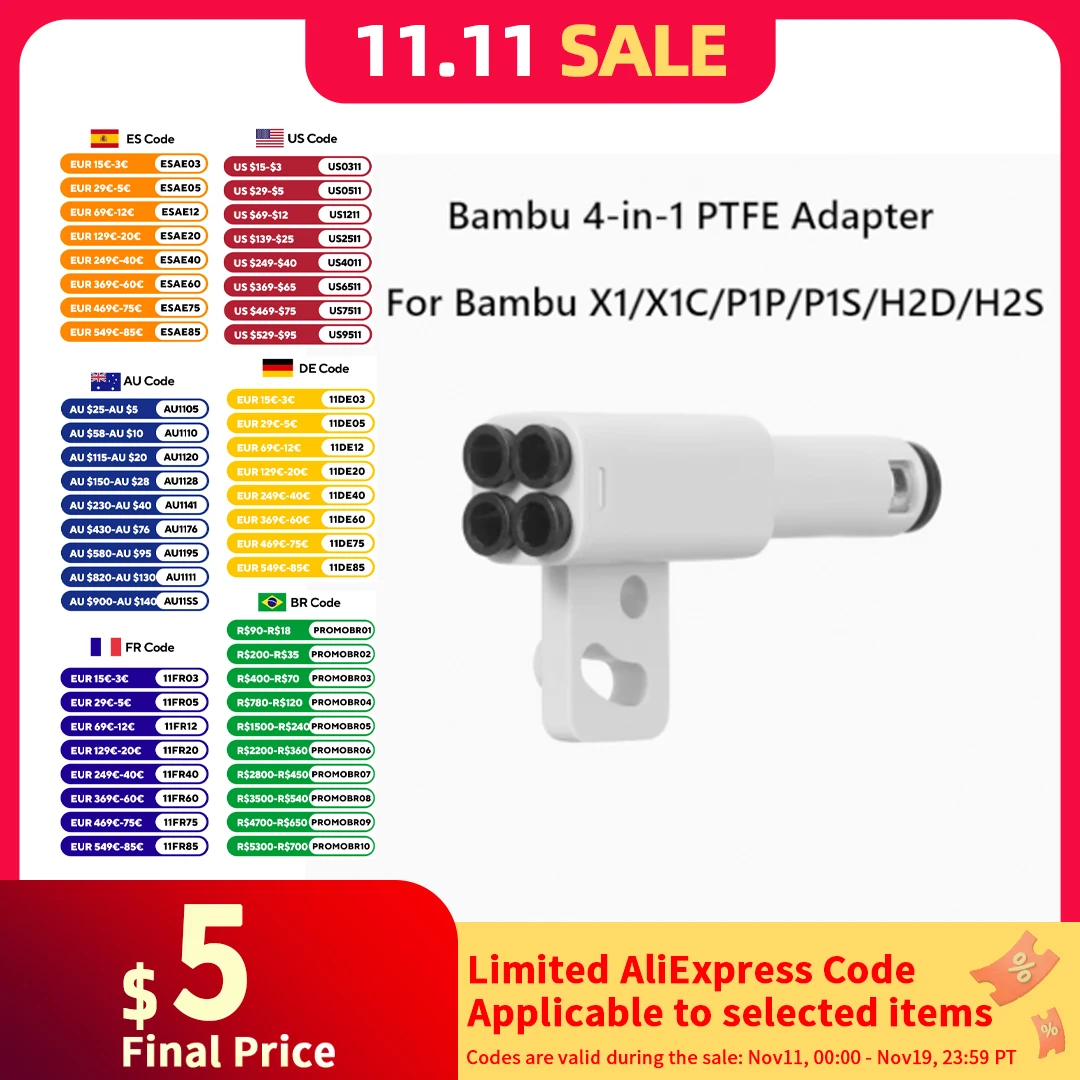 yZ[zBambu lab X1/X1C/P1P/P1S/H2D/H2Sp4-in-1 PTFEA_v^[ABambu 3Dv^[pi