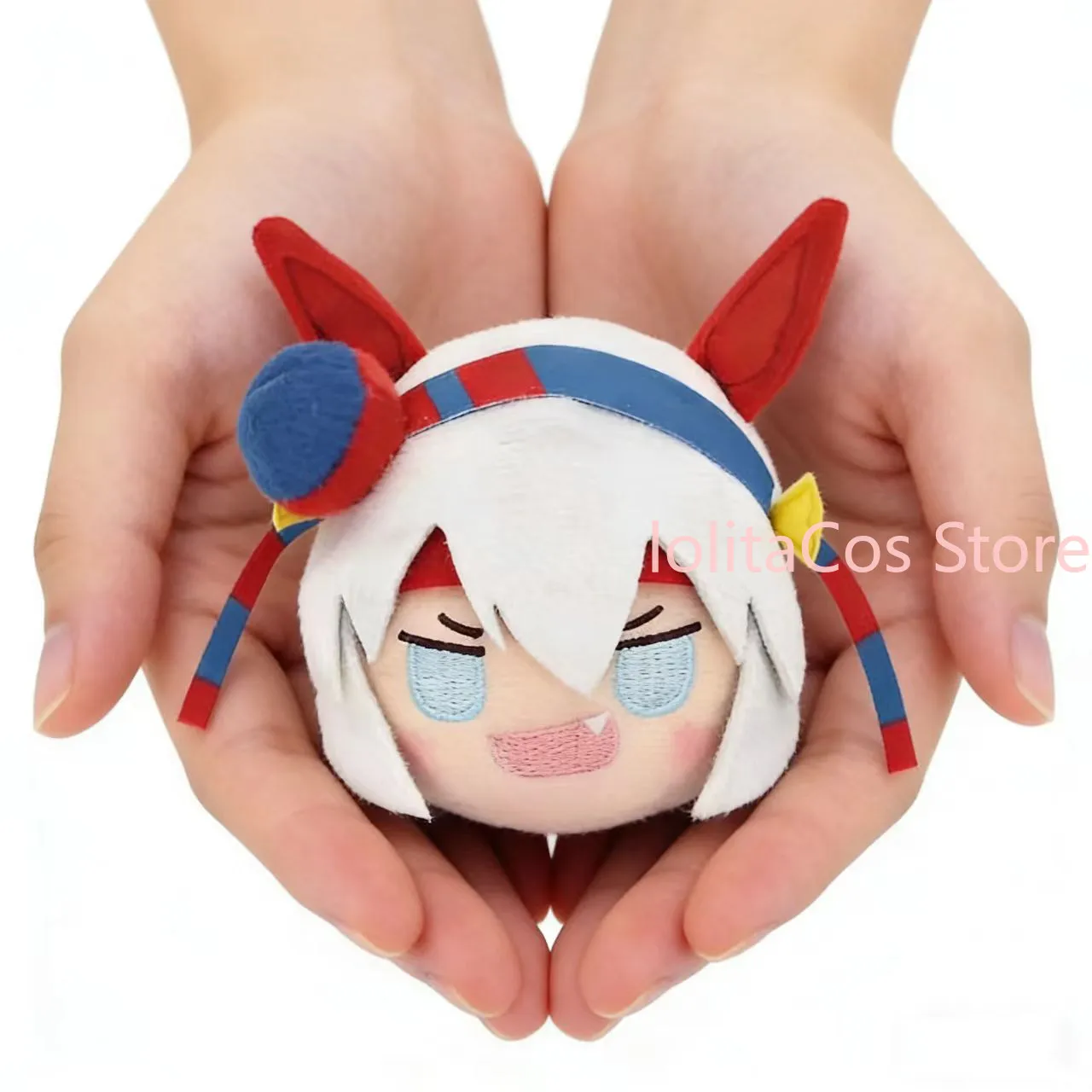 Uma Musume Oguri Cap Tokai Teio Tamamo Cross Special Week Plush Doll Cotton Ball Keychain Anime Bag Charm Pendant Cosplay Gift - view 2