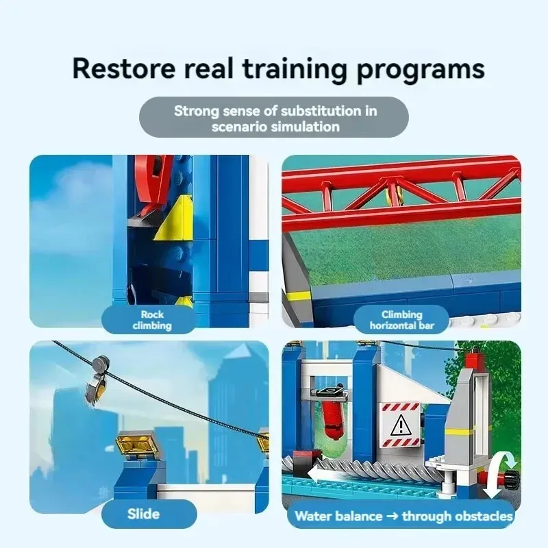 Совместимые наборы, городская серия, строительные блоки 60372, полицейская обучающая академия, полицейская машина, полицейская машина, детские игрушки, подарки