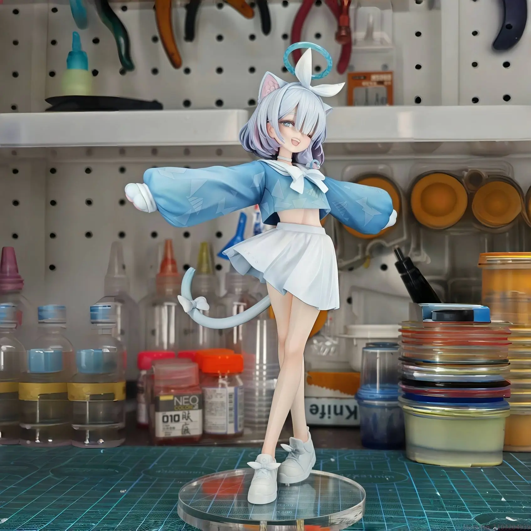 

Blue Archive Figures Alona Figure Game Peripherals Pvc Cute Girl Models Gk Statue Collection Toys Girls Birthday Gifts