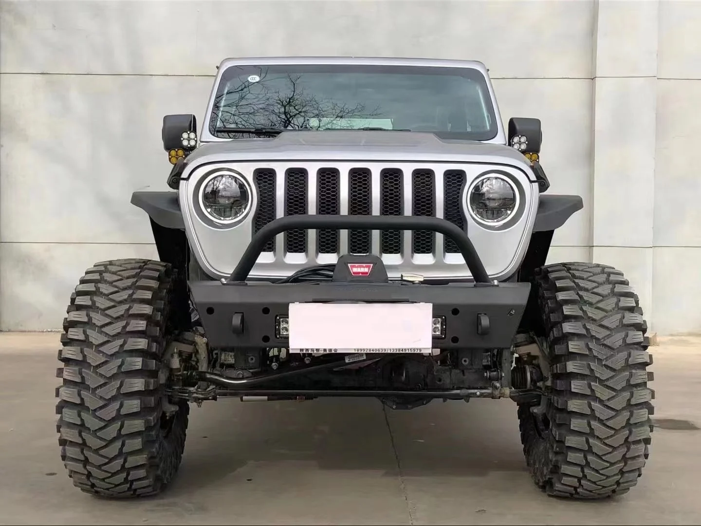 JL 2018 سيارة الطرق الوعرة 4x4 اكسسوارات السيارات المصد الأمامي المصد الخلفي ل J eep Wrangler #5