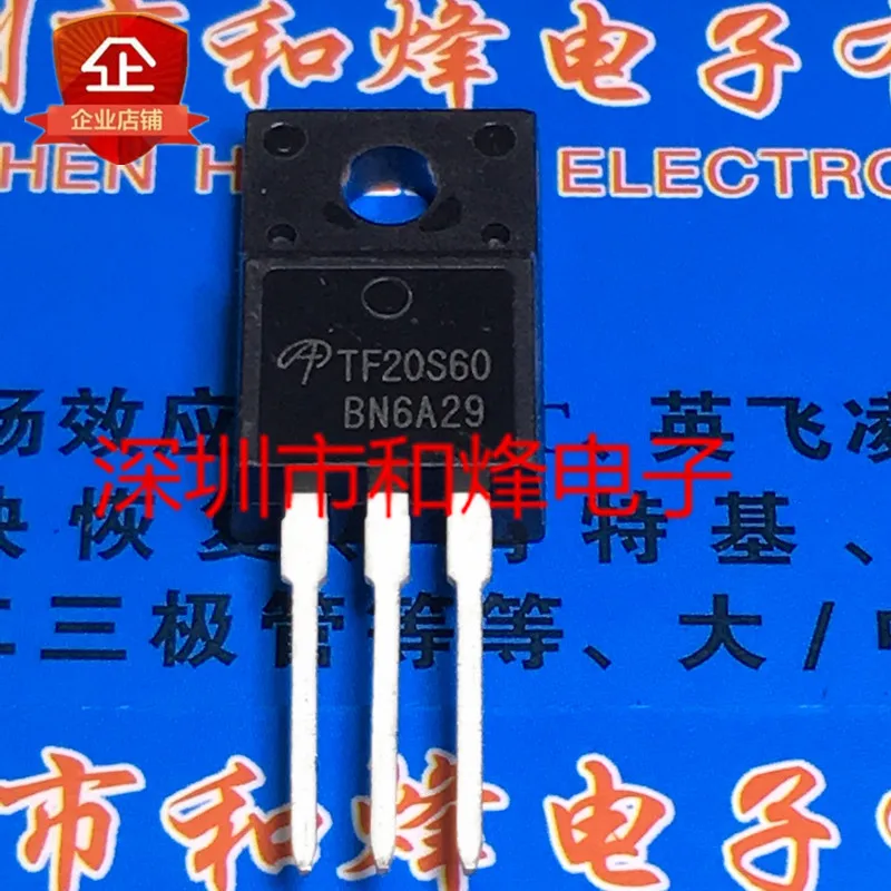 5PCS-10PCS TF20S60 AOTF20S60 TO-220F 600V 20A New And Original On Stock