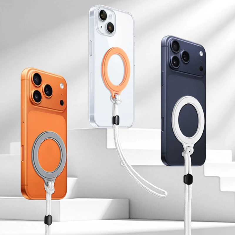 Gantungan kunci Magsafe, liontin tas, magnet, aksesoris kecil, cincin pengikat, tempat penyimpanan, label dekoratif, liontin kecil