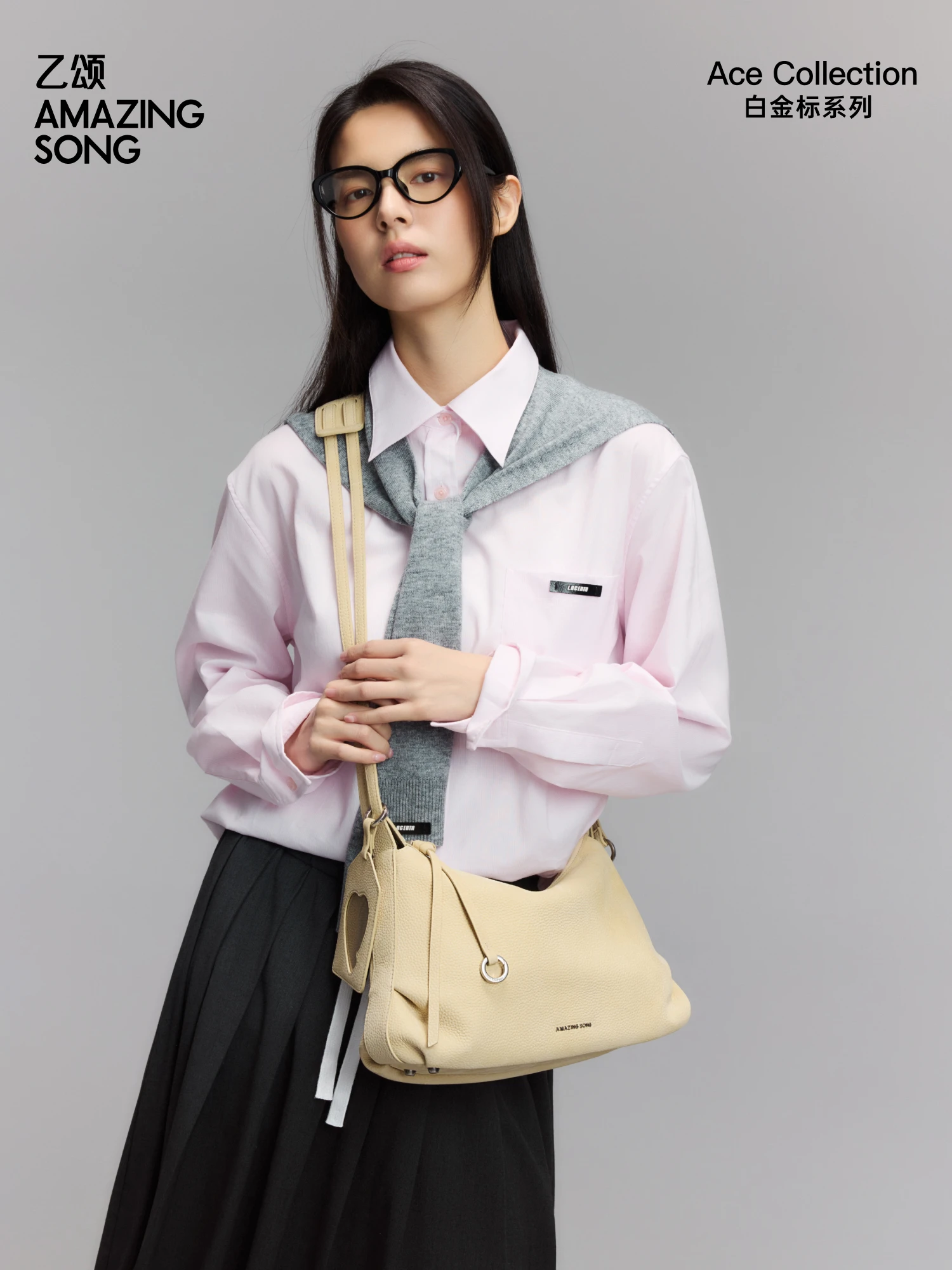 Amazing Song Original Design Donut Hobo Bag Small Top Grain Cowhide Crossbody Bag Fashion For Women