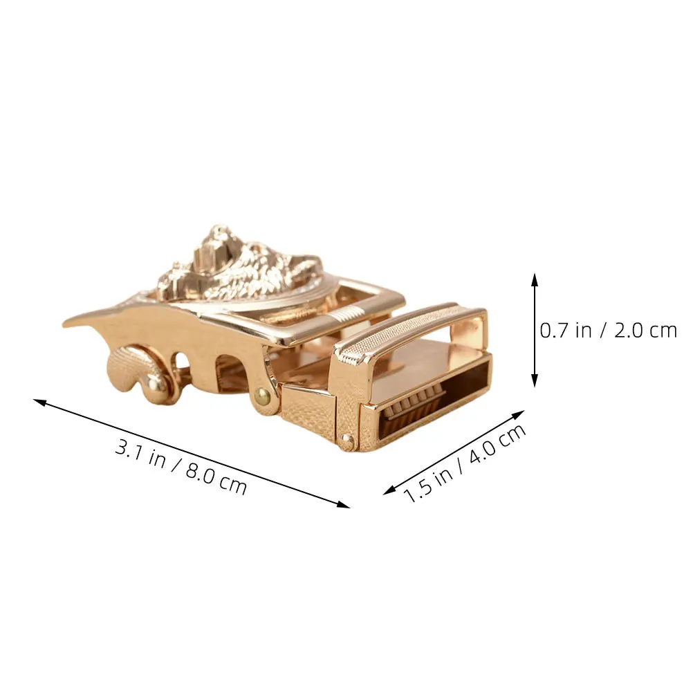 الذئب رئيس حزام مشبك للرجال الرجعية سبيكة خفيفة الوزن ارتداء المقاومة الجينز الخصر مشبك الرجال اللباس التبعي زي التبعي