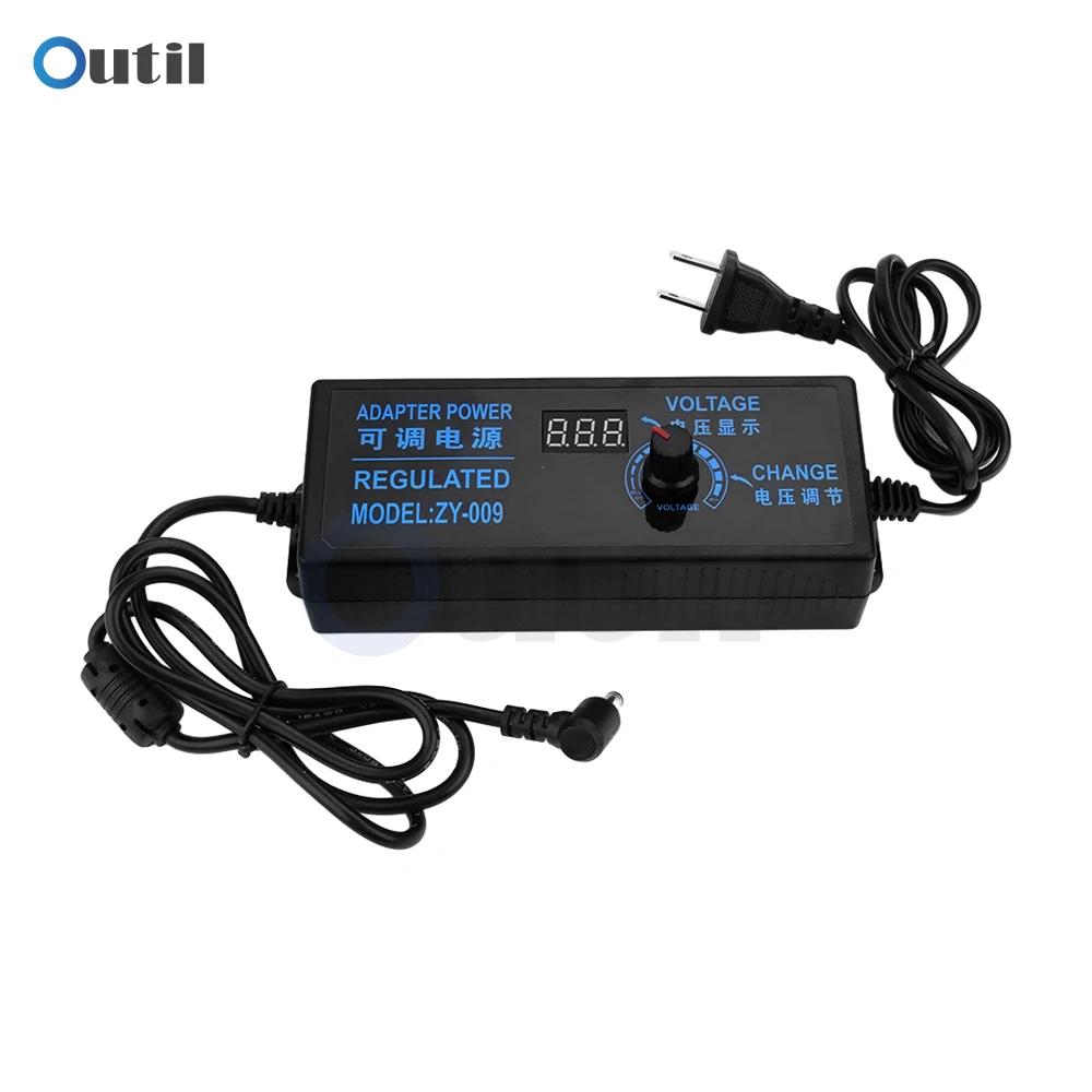 

Adjustable Voltage AC100-240V to DC3-24V Power Supply Adapter 5A Dimming Temperature Regulation Speed Switching Power Supply