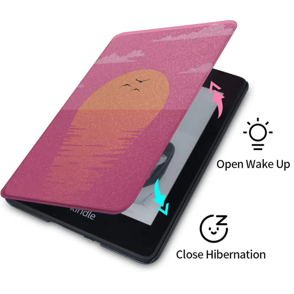kindle case Landscape pattern paperwhite3th 4th 5th Silicone soft shell  funda 2021 11th  8th generation
