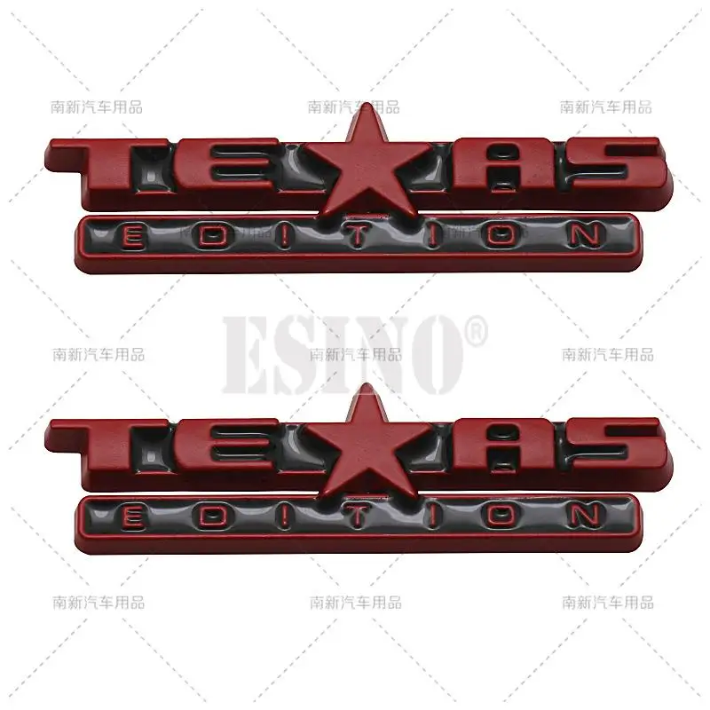 New 3D Texas Edition Car Trunk Zinc Alloy Badge Emblem Fender Rear Body Tailgate Badge