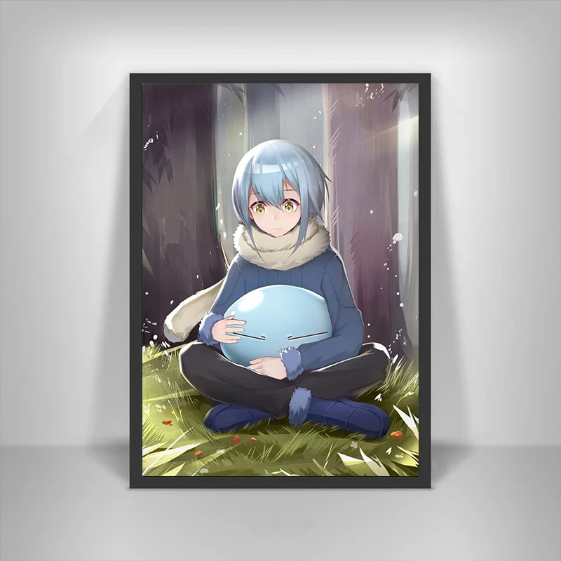 That Time I Got Reincarnated As A Slime Anime Poster Rimuru Tempest Comic Print Canvas Painting Wall Art Picture Room Home Decor