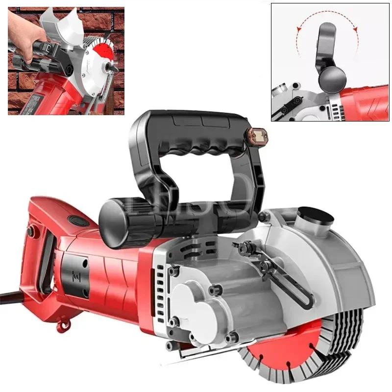 

Electric Wall Chaser Handheld Laser Slotting Machine Brick Wall Cutting Machine Concrete Groove Slotting Machine 220V 6000W