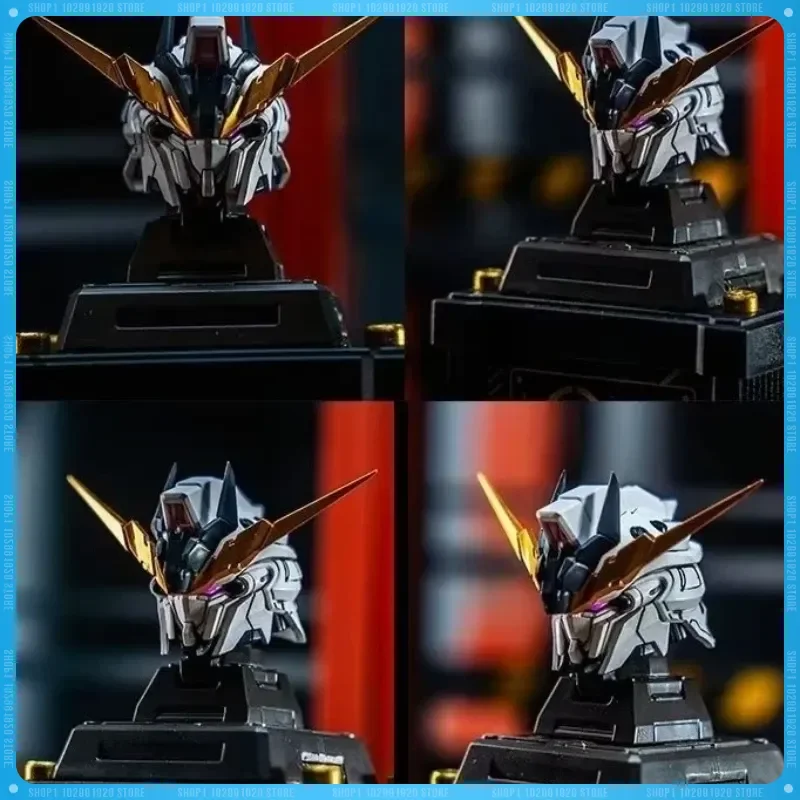 

NEW Minerva Hobby Head Sculpture 1/100 MHEX Mechanical Myth Series For Sinanju Stein With Led Light Action Fighter Assembly Toy