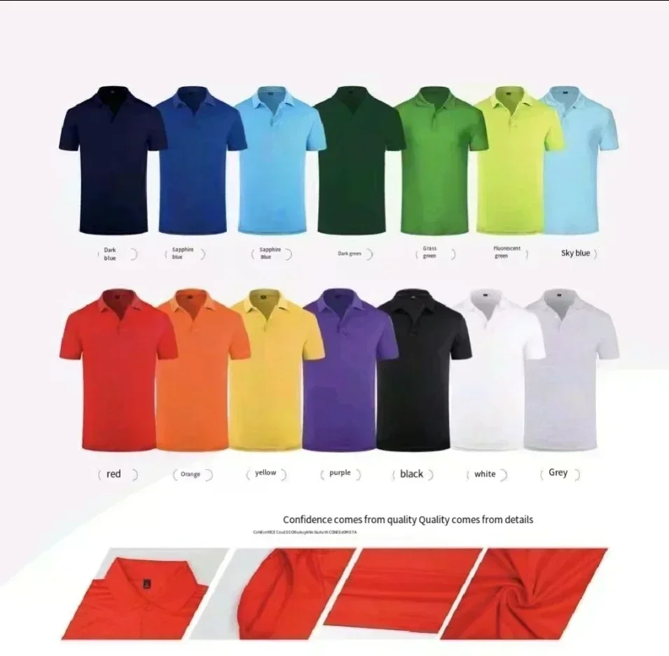 Weiße Herren-Poloshirts Y2K S bis 4XL NEU Grafik-Streetwear Sommer Buchstaben-Print T-Shirt Amerika Retro Street Hip Hop – Detail 2