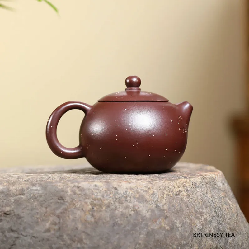 290ml Chinese Yixing Purple Clay Teapot Handmade Xishi Zisha Tea Pot Tradition Household Tea Set Beauty Tea Infuser Kettle