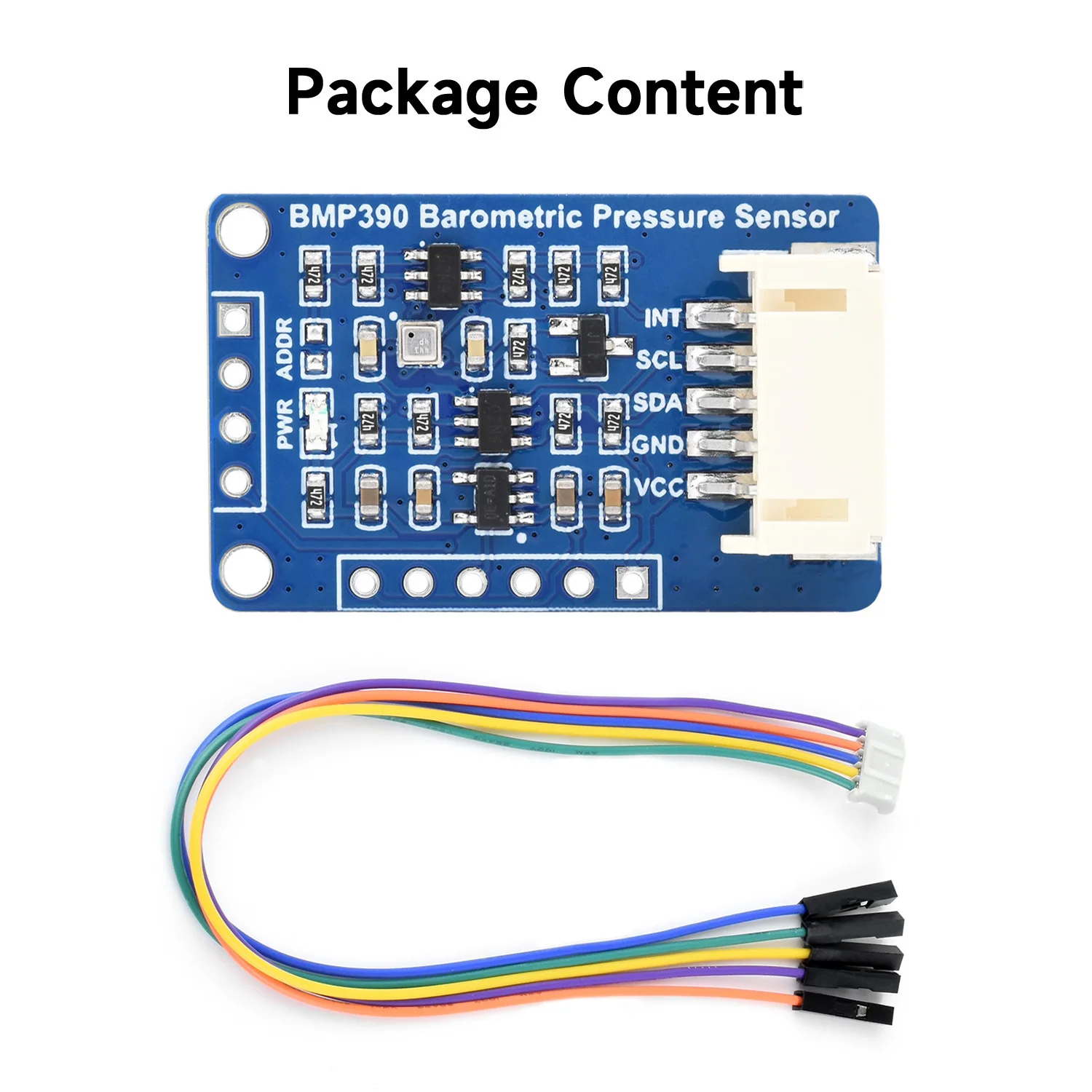 

BMP390 High Precision Barometric Pressure Sensor, Barometric Pressure / Altitude / Temperature Measuring for Raspberry Pi