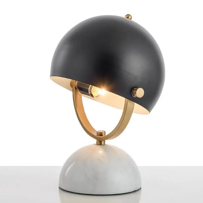 Modern Nordic Minimalist Style Unique and Creative Bedroom Design Mushroom Cloud Pattern Bedside Table Lamp for Children's Room