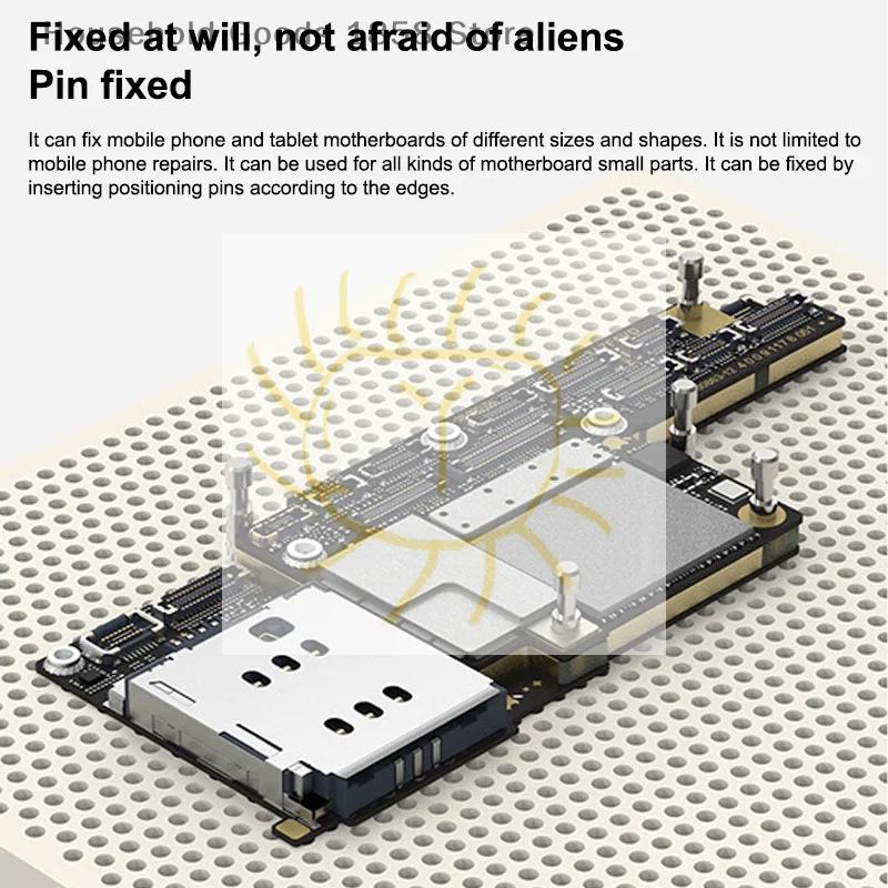 

18Kinds Universal High-Temperature Resistant Maintenance Platform PCB Chip IC Repair Pin Fixing Table Mobile Phone Repair Tools