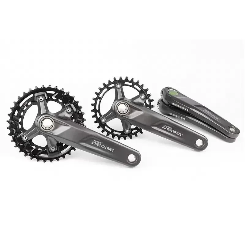 SHIMANO DEORE FC-M5100 MTB bike crank delivers precise and reliable shifting for 1x10 or 1x11 2x11-speed drivetrains Original