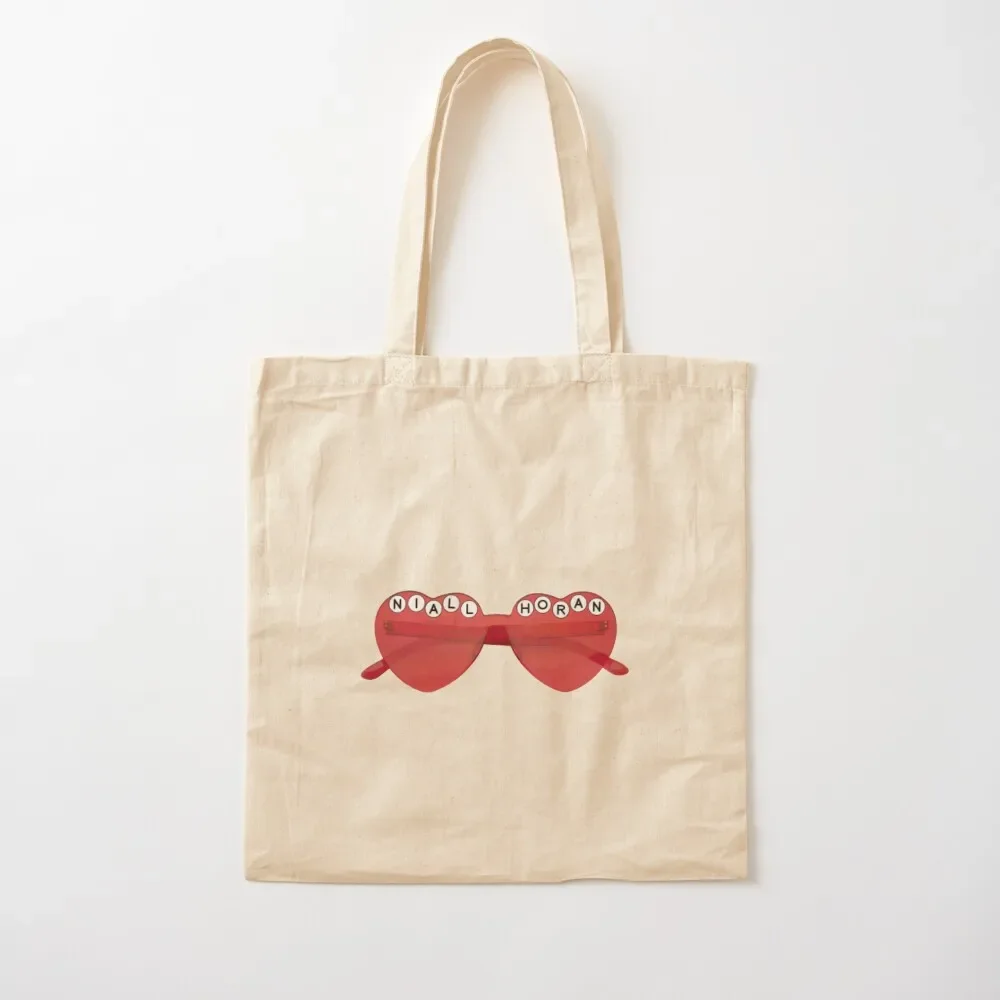 

Niall Horan red heart sunglasses Tote Bag woman shopping bag bag for beach supermarket folding