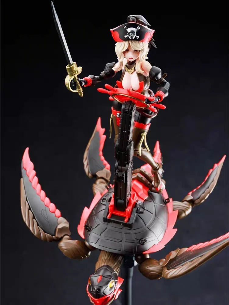 

New Action Figure Model Border Model Queen Anne Pirates Ba-003 Assembly Female Kits Collectible Desktop Ornament Birthday Gift