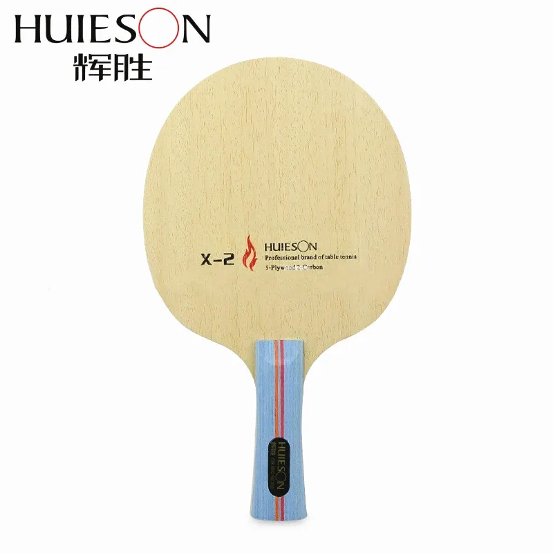 Huieson Classic Table Tennis Blade X2, Limba Surface+Ayous+Carbon Fiber+Paulownia，7 Plywood  Ping Pong Base Wood for Training