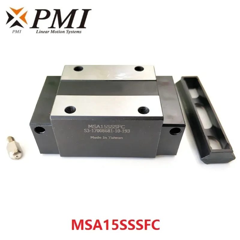 original linear guideway deslize o transporte do bloco maquina do laser do co2 router do cnc taiwan pmi msa15s msa15sssfcn pcs 01