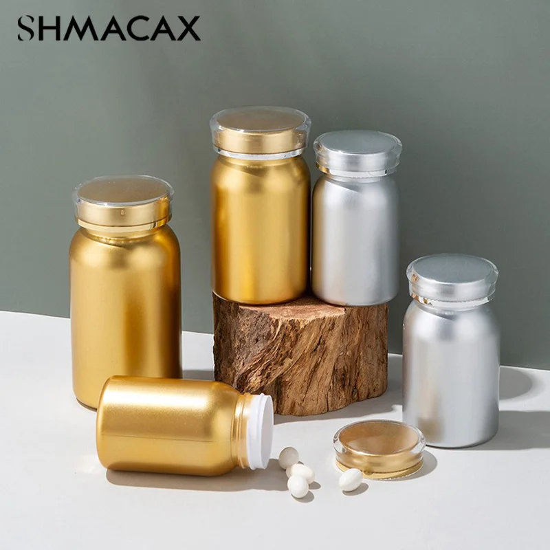 Sample Tablet Packaging Bottle Container Pill Packer Plastic Jars Capsule Bottles With Lid For Pill 100/120/150/225ML