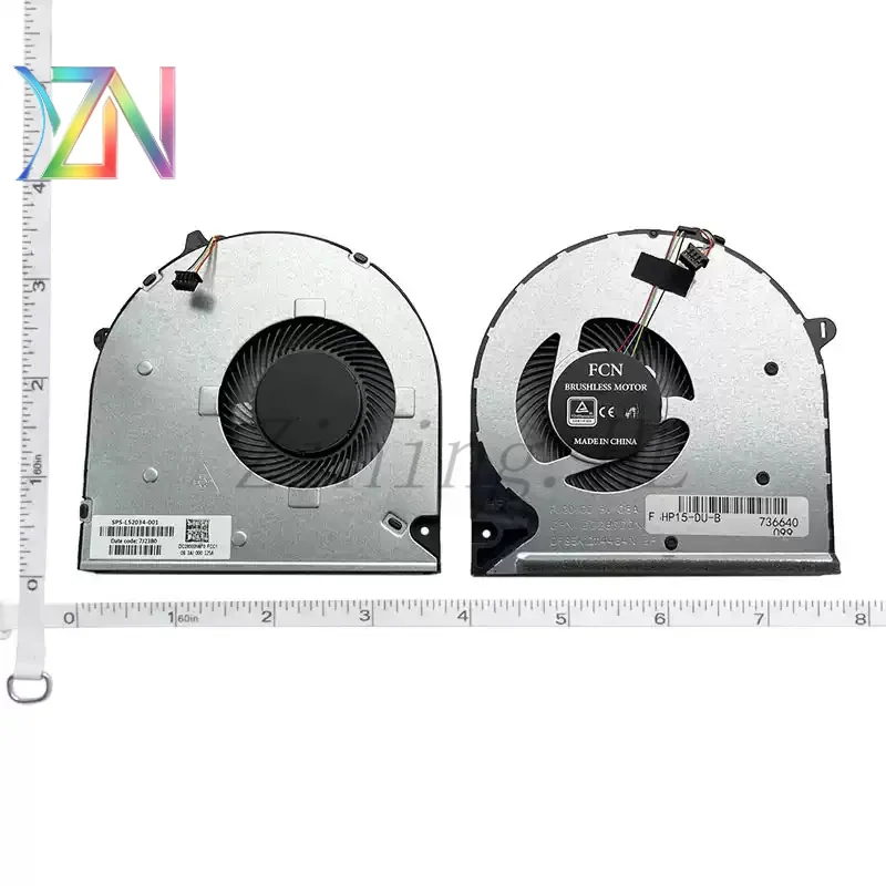 For HP 15-DU/DW/DY 15S-DY/GR/DR fan TPN-C139 C151 250 G8 G9