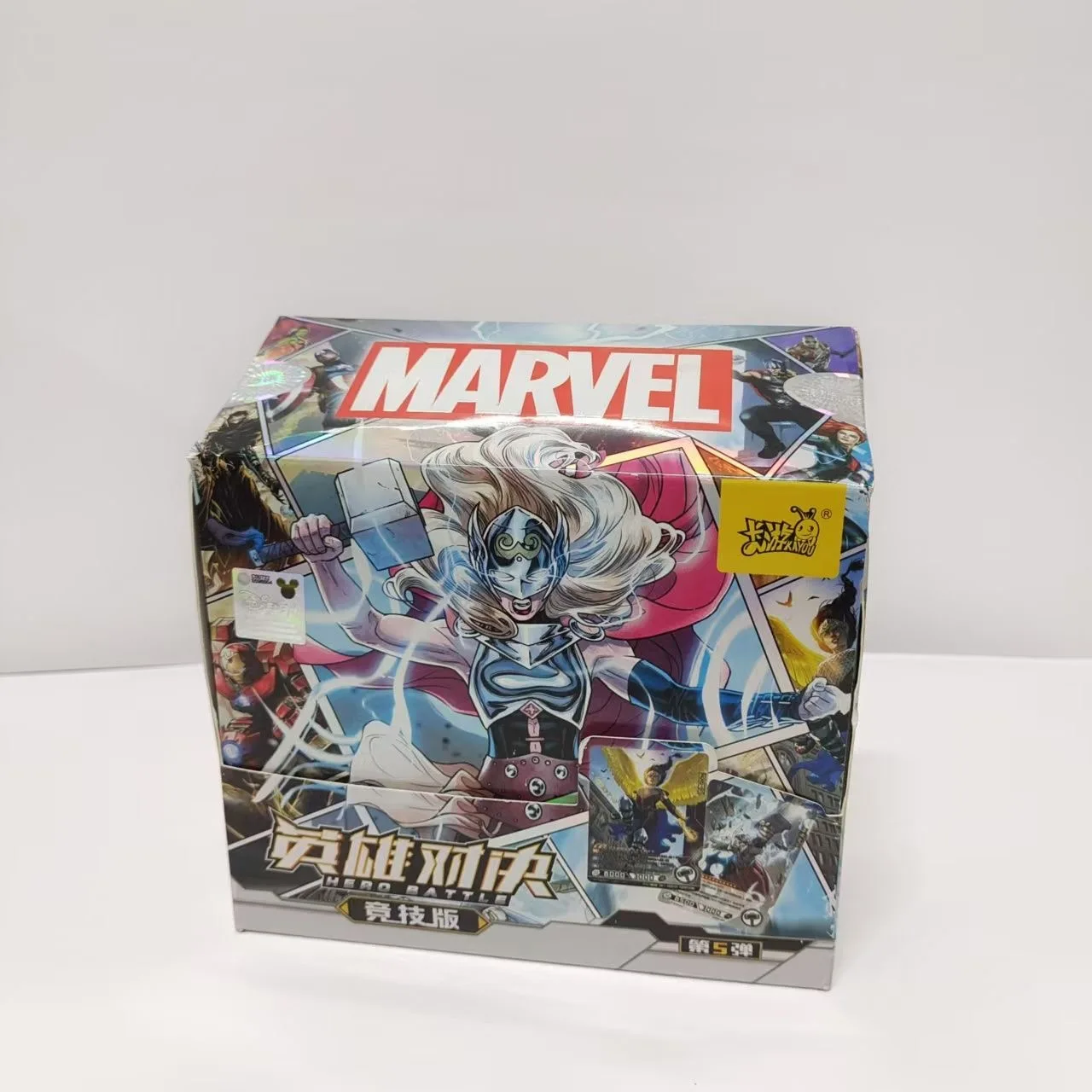 Karty KAYOU 120/180 sztuk Marvel Card Avengers zestaw SSR CR rzadka karta Spider-Man Iron Man edycja konkurencyjna zabawka kolekcjonerska