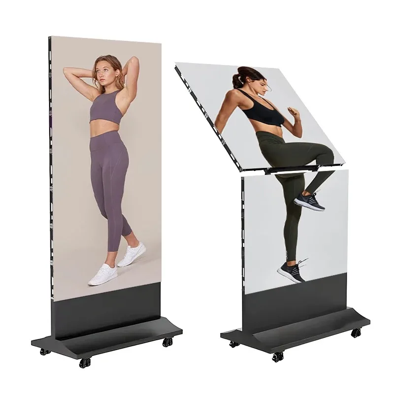 【Hot Sale】86-Inch Full HD Vertical LED Advertising Machine With Touch Screen Digital Poster For Video Display Stand Big Advertis