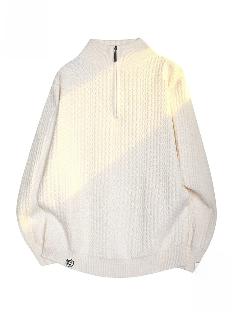 

PaulFrank f Zip Knitted Sweater for Men Casual Loose Texture Monkey Print Autumn Faionable Comfortable Polyester Blend