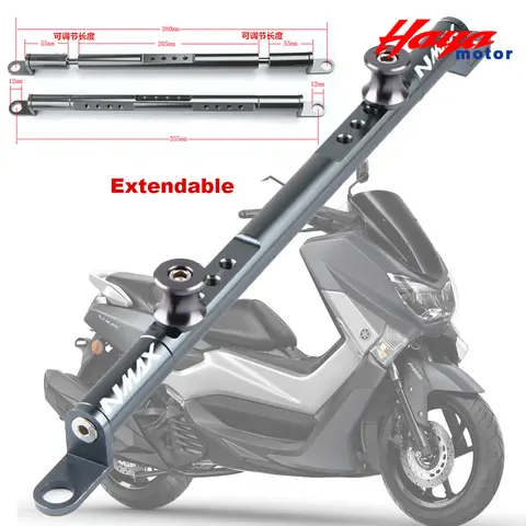 오토바이 CNC 다기능 크로스 바 스티어링 댐퍼 밸런스 레버 YAMAHA NMAX N-MAX 155 125 NMAX155 NMAX125 2017 2018