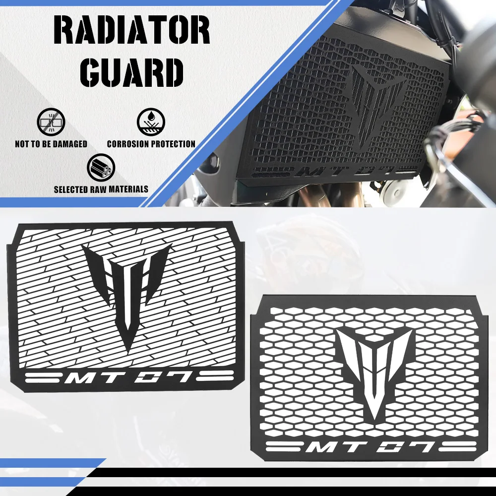 

Motorcycle Accessories Radiator Grille Guard Protection Cover FOR YAMAHA MT-07 MT07 mt07 2017-2018-2019-2020-2021-2022-2023