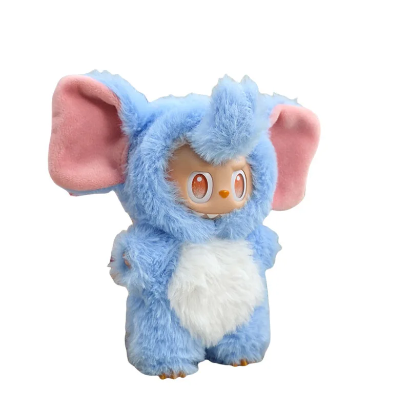 Voor Labubu Doll Ensemble 17cm Creatief Vinyl Speelgoed Accessoires Modieus Collectible Doll Kledingset voor spelen en weergave