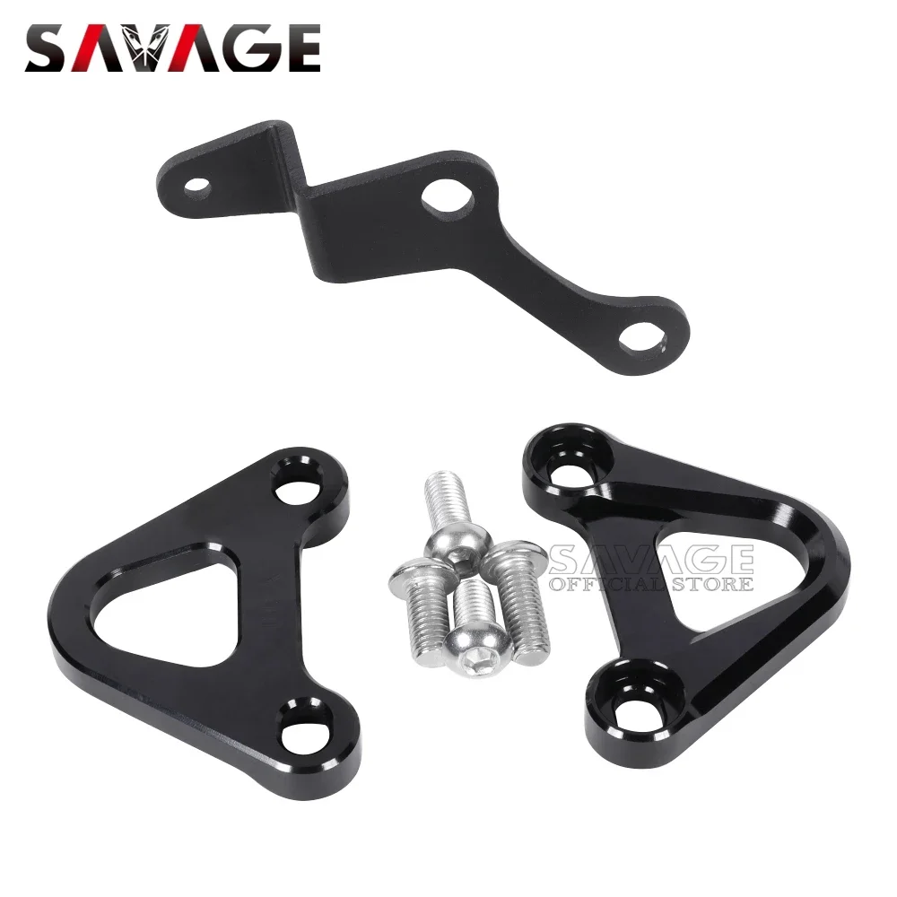 MT09 Tracer Rear Passenger Footrest Blanking Plate Bracket For YAMAHA MT-09 MT-10 FJ09 FZ-09 FZ10 XSR900 Tracer 900/GT 2014-2024