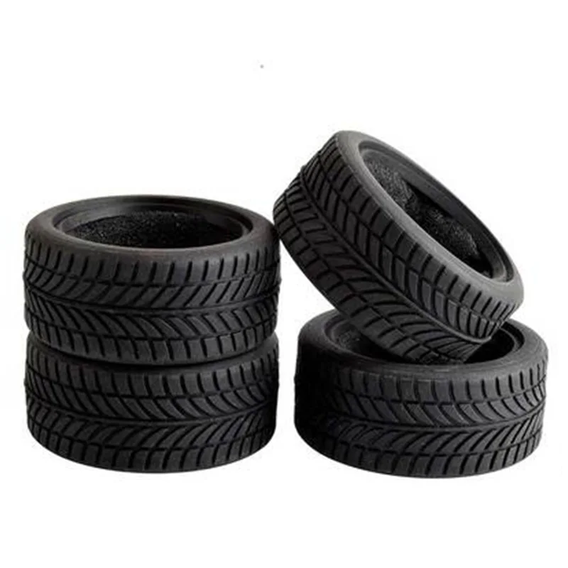 1:10 مقياس RC نموذج سيارة على الطريق 26 مللي متر إطارات مطاطية عالية القبضة تناسب HSP HPI HIMOTO REDCAT سباق ل 94123/94122 65 مللي متر/70 مللي متر/75 مللي متر