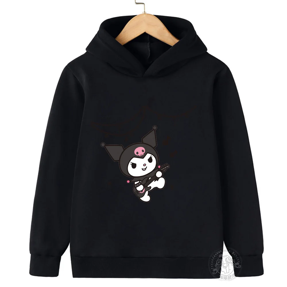 2024 Spring Fall Hoodie Girls Kids Cartoon Clothing Kids Boys Sweatshirt Comic Hoodie Baby Toddler Casual Kouromi Cute Top