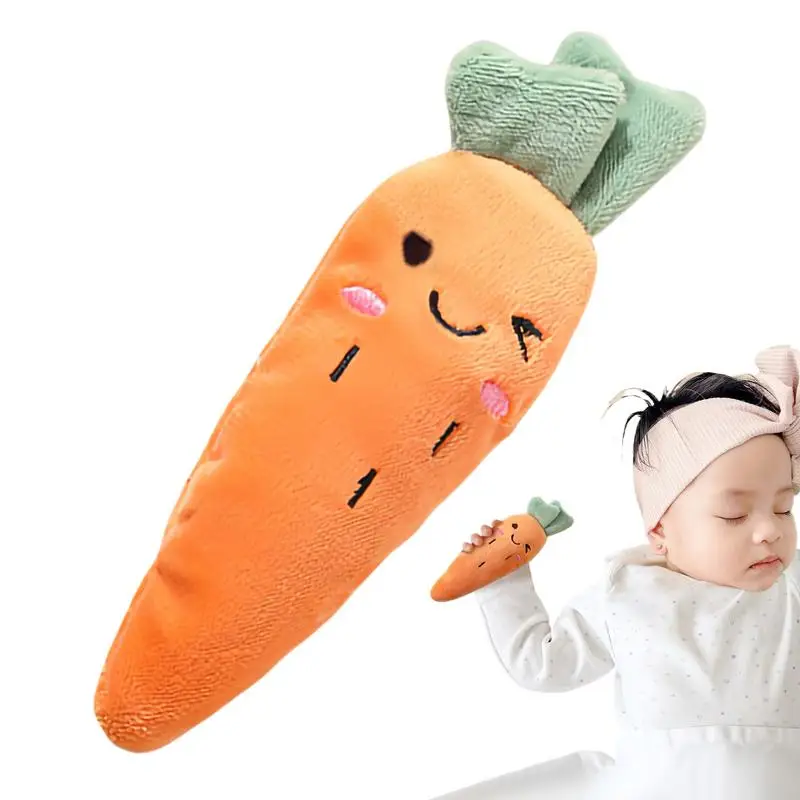 

Плюшевая игрушка-пустышка для сна для малышей, мягкие бананы, кукла-морковка, сенсорная игрушка, пустышки для сна для малышей, игрушка для мальчиков и девочек