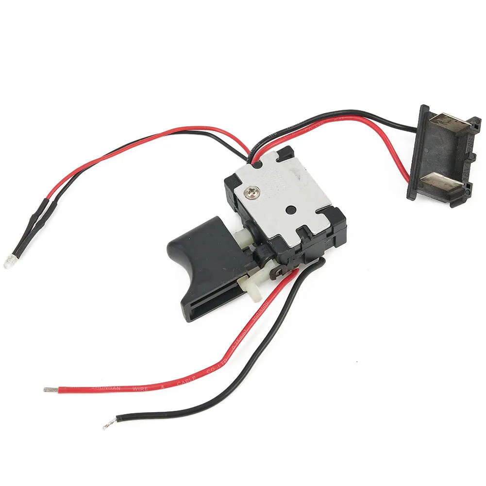 Parte Interruttore di controllo della velocità Pulsante Interruttore di attivazione Accessorio Comodo ricambio per trapano elettrico 21-25 V CC