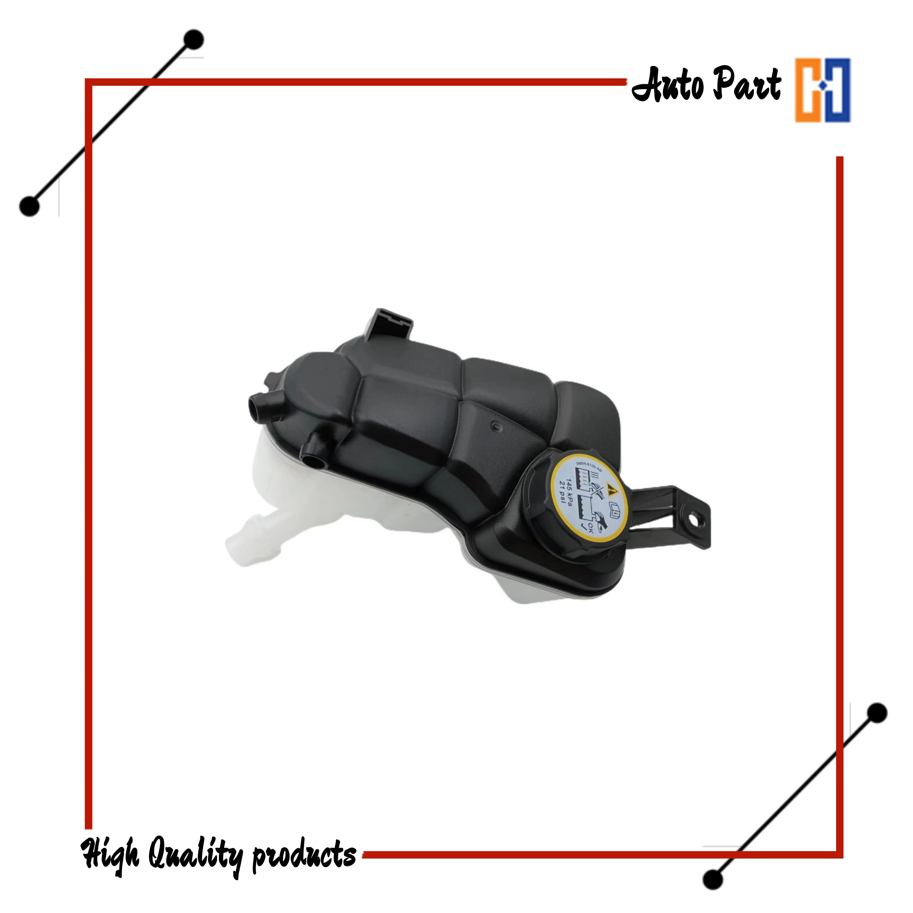 

6G918K218AD Engine Coolant Recovery Tank Auxiliary water tank with cover for Ford S-MAX Mondeo S60 S80 2007-2017 6G91-8K218AD